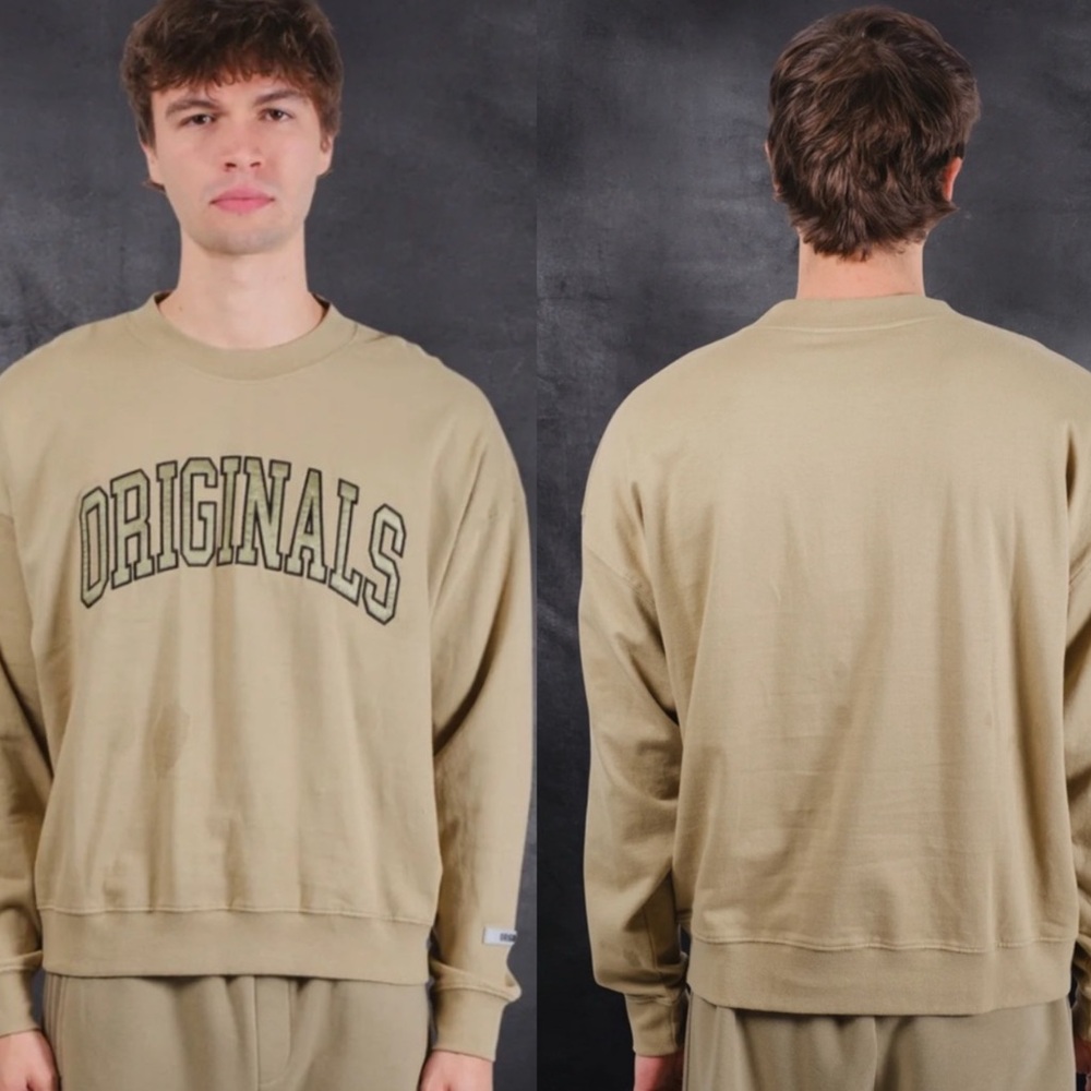 Brooklyn Cloth Originals Satin Applique sweatshirt - Picture 11 of 17